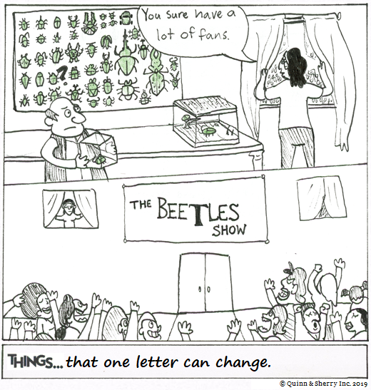 THINGS... that one letter can change