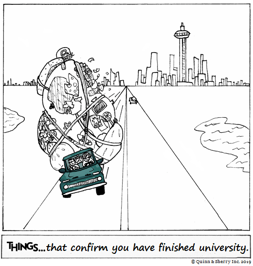 THINGS... that confirm you have finished university