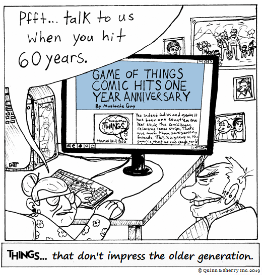 THINGS... that don't impress the older generation